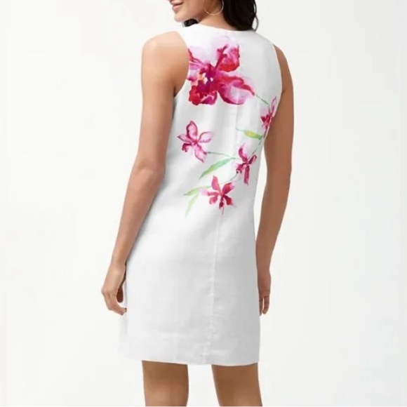 Tommy Bahama Pink and‎ White Dress - Picture 6 of 12